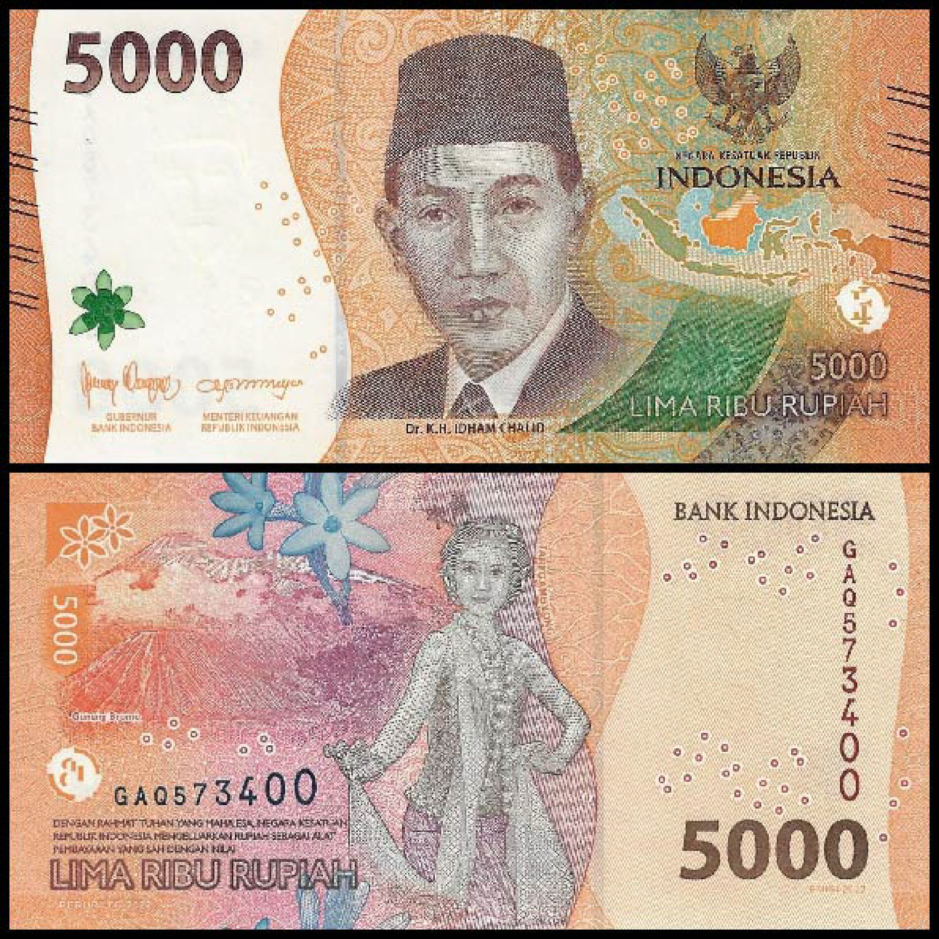 Buy Banknotes - Indonesia - 5000 Rupiah 2022 - Pick- NEW / B619 ...