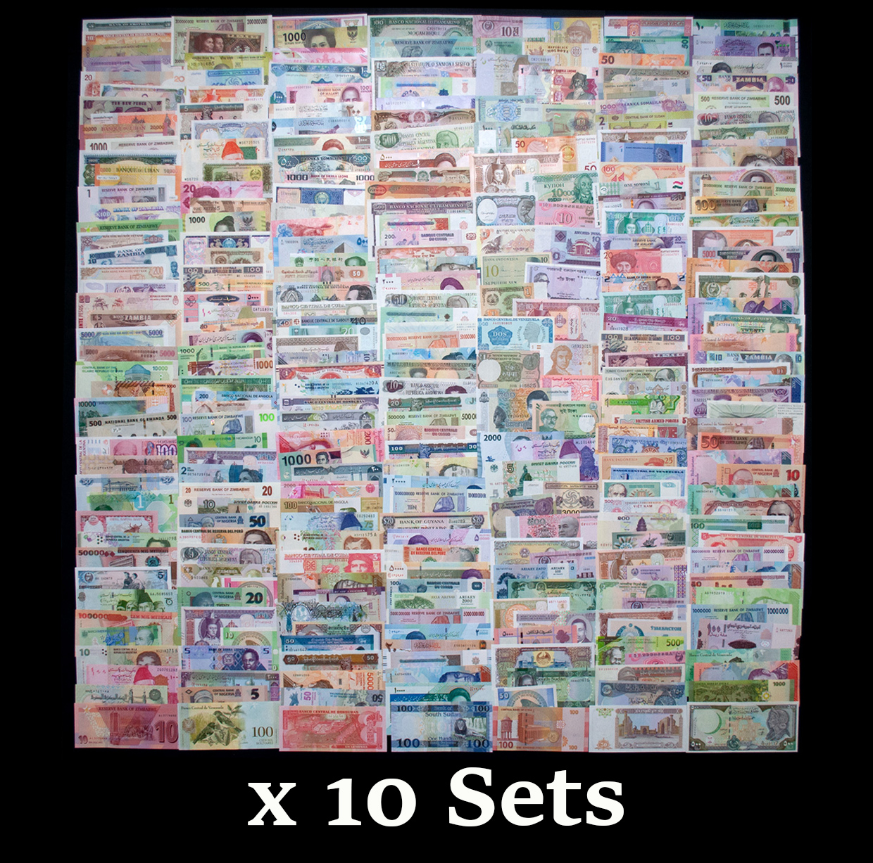 Buy Banknotes - World - 300 different banknotes / B300D - Set 10 PCS ...