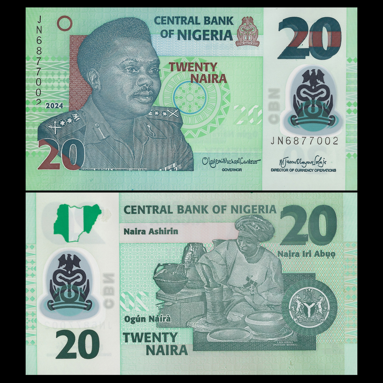 Buy Banknotes - Nigeria - 20 Naira 2024 - Pick- NEW / B232z | MoneyCorner