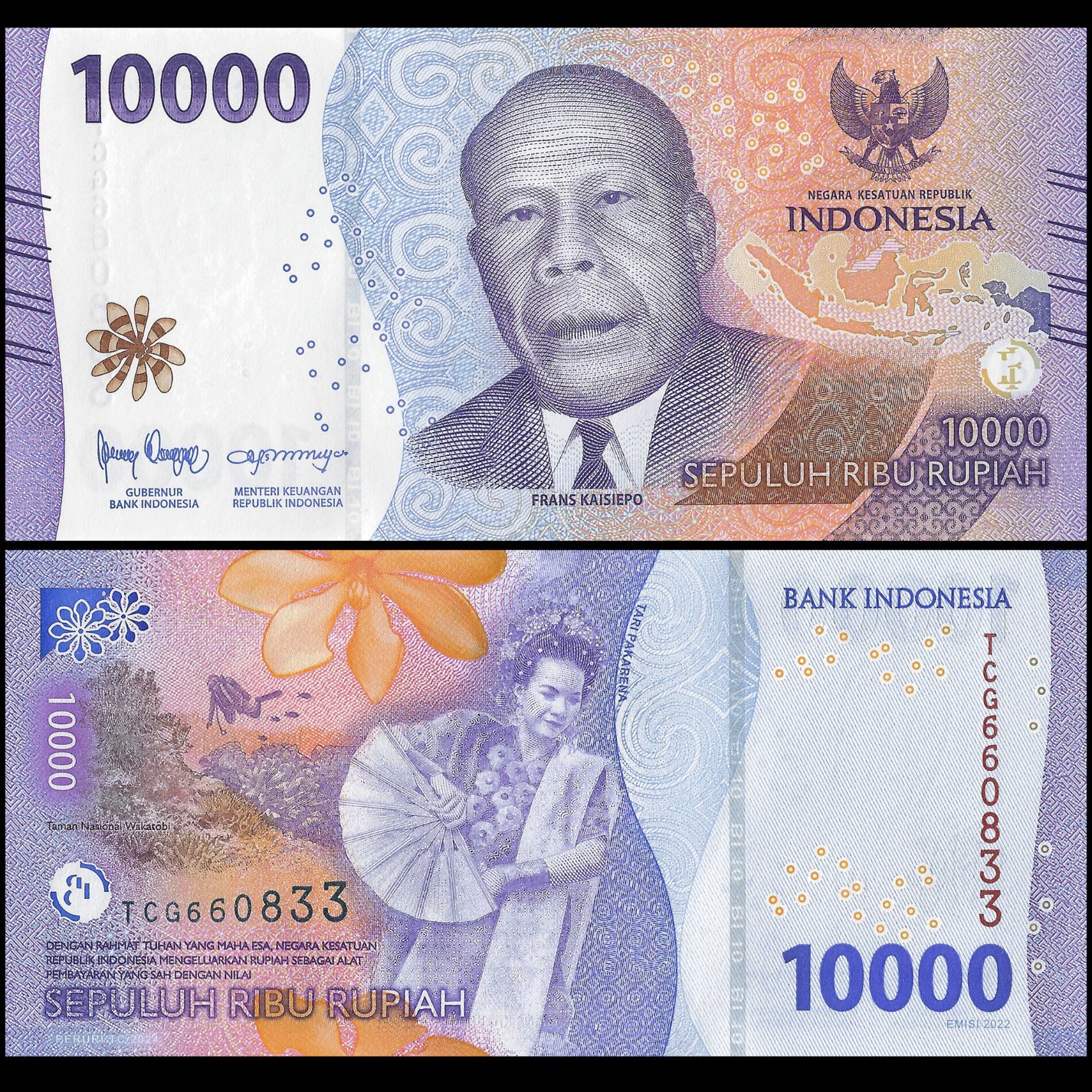 Buy Banknotes - Indonesia - 10.000 Rupiah 2024 - Pick- NEW / B620c ...