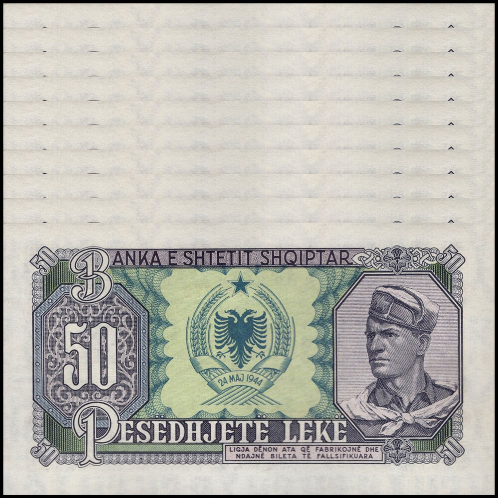 Albania - 50 Leke 1957 - Pick # 29a - Set 10 PCS