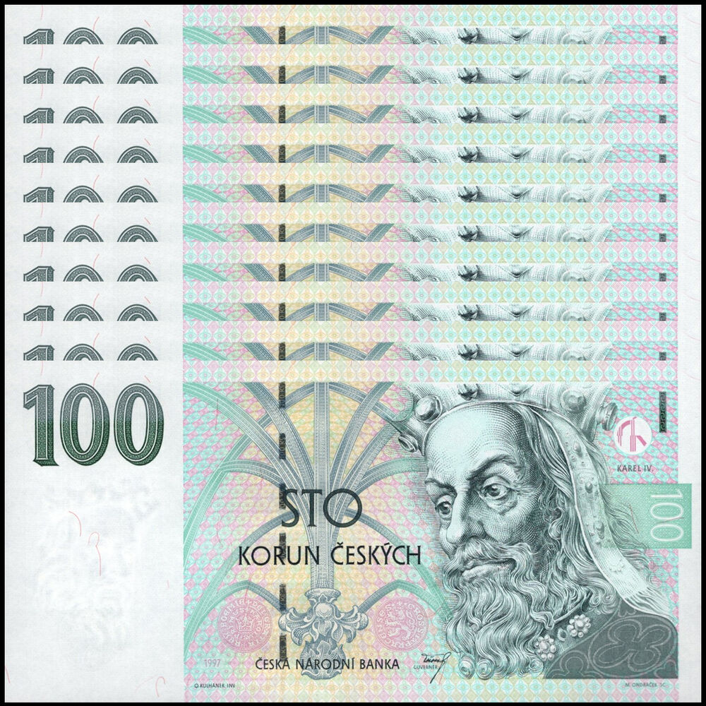 Czech Republic - 100 Korun 1997 - Pick # 18e - Set 10 PCS