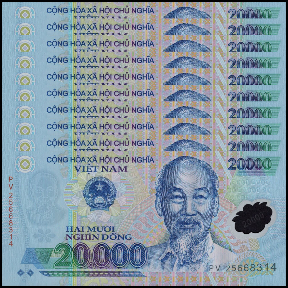 Vietnam -  20.00 Dong 2025 - Pick # 120q - Set 10 PCS