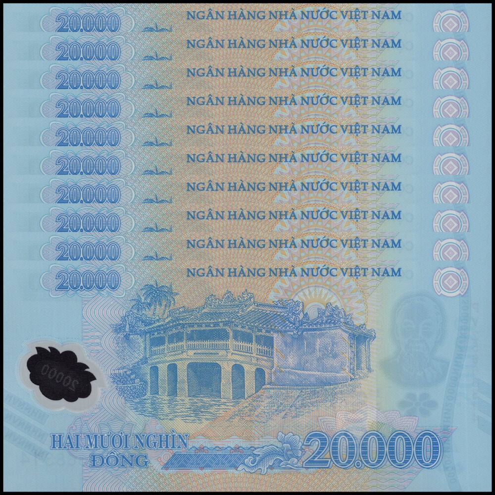 Vietnam -  20.00 Dong 2025 - Pick # 120q - Set 10 PCS