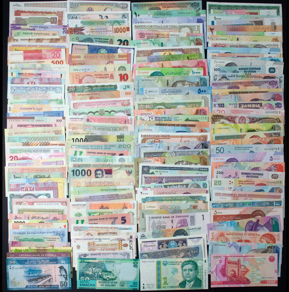 World - 150 different banknotes / B150D - Set 10 PCS