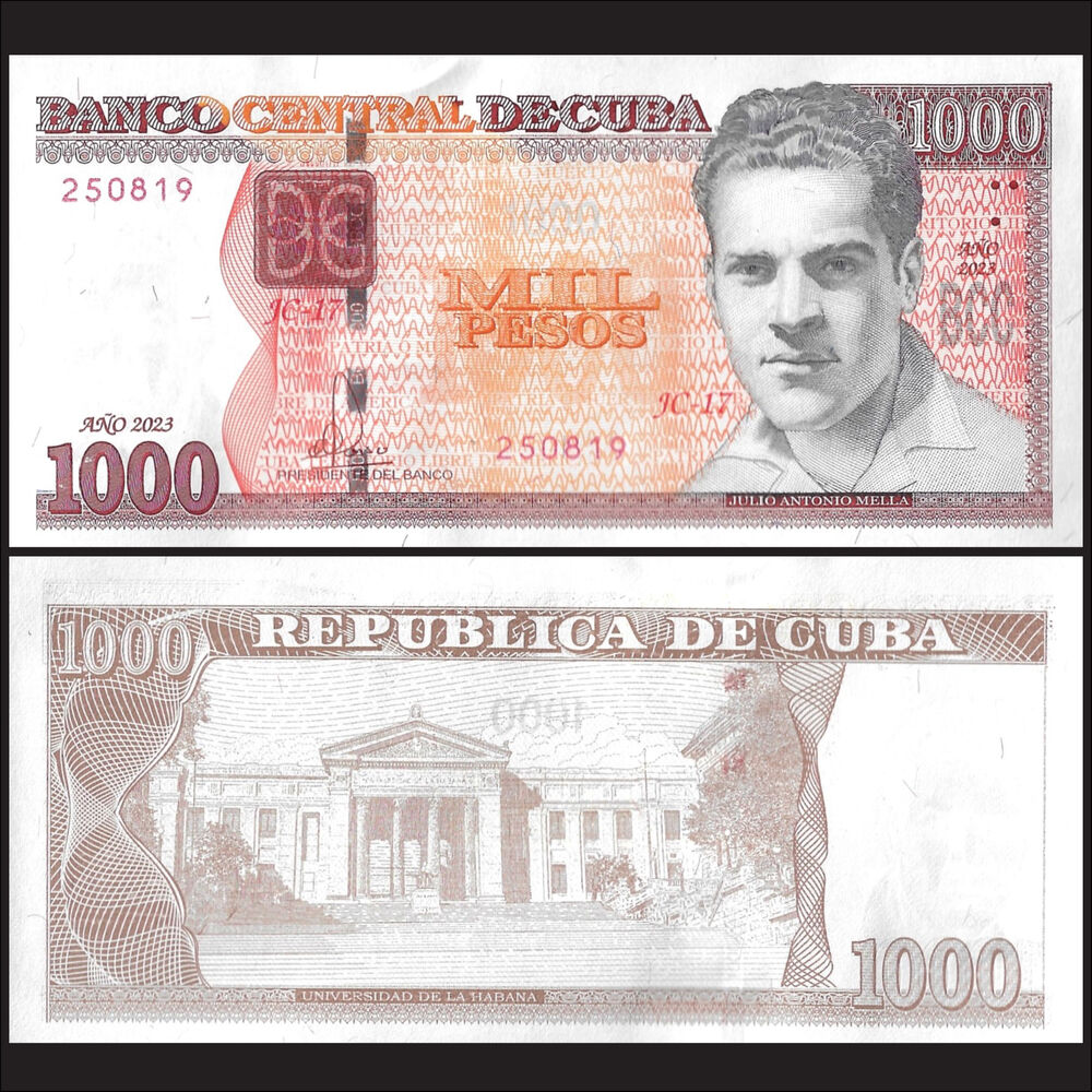 Cuba - 1000 Pesos 2023 - Pick- 132c / B918c - Set 10 PCS