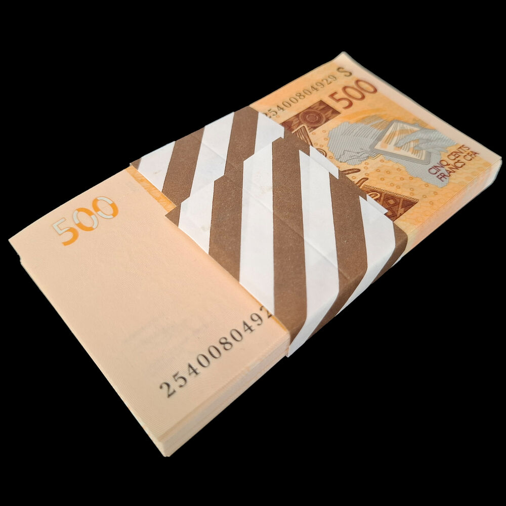 West African States -  Guinea-Bissau - 500 Francs 2025 - Pick # NEW - Bundle 100 PCS