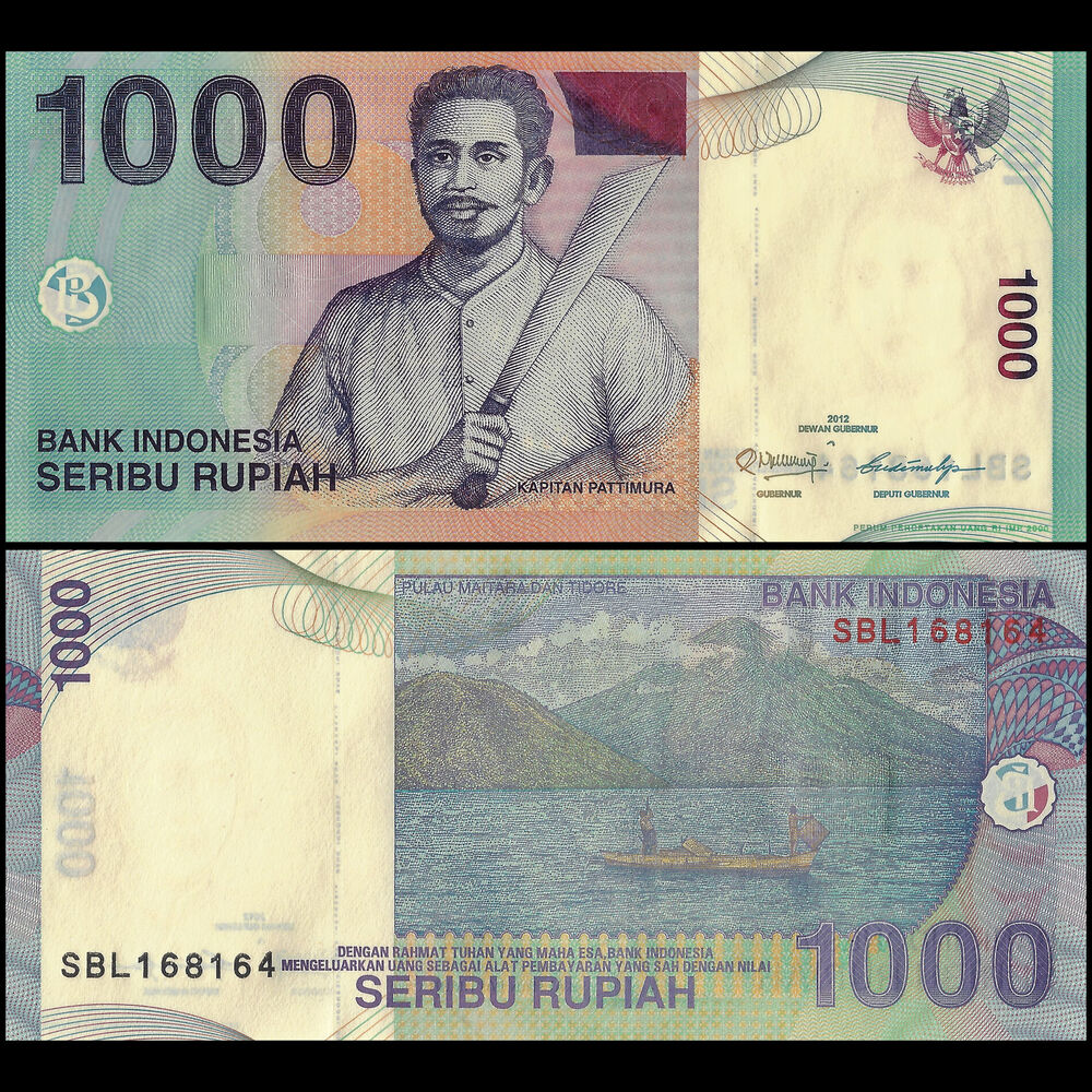 Indonesia - 1000 Rupiah 2012 - Pick- 141l - Bundle 100 PCS