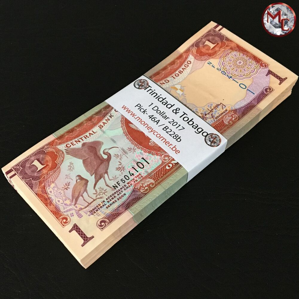Trinidad and Tobago - 1 Dollar 2013 - Pick- 46A / B228a - Bundle 100 PCS - 