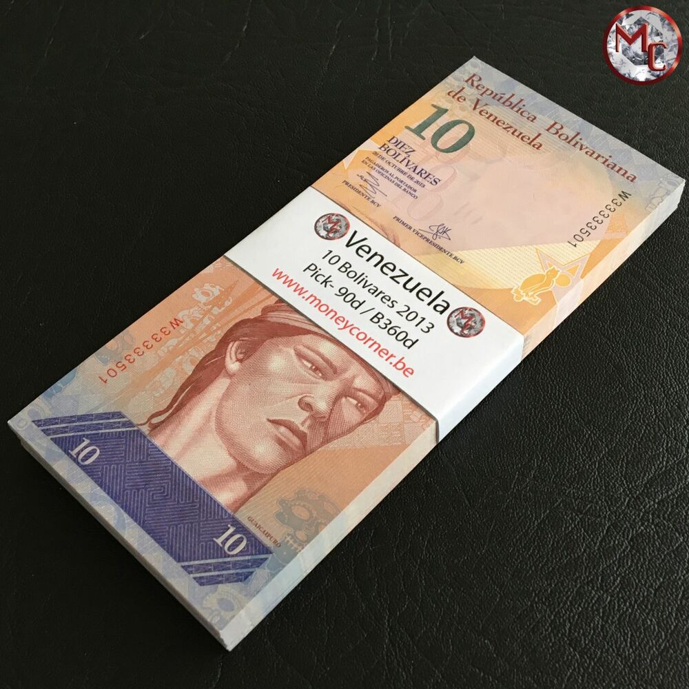 Venezuela - 10 Bolivares 2013 - PIck- 90d / B360d - Bundle 100 PSC - 