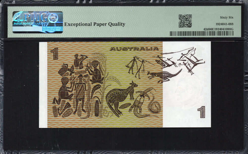 Australia -  1 Dollar 1983 - Pick # 42d - PMG 66 EPQ