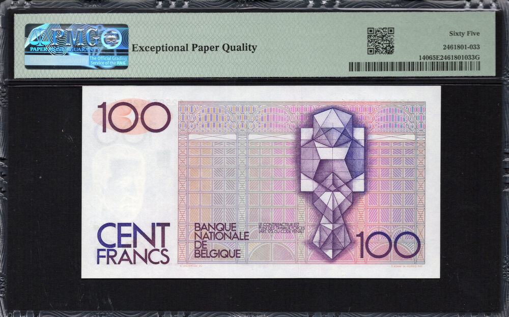 Belgium -  100 Francs 1978 - Pick # 140 - PMG 65 EPQ