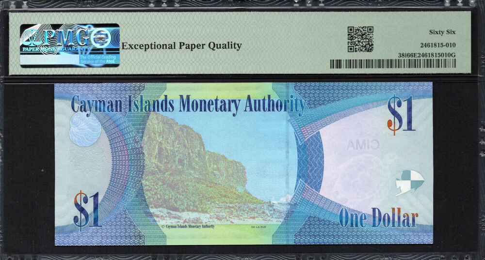 Cayman Islands -  1 Dollar 2018 - Pick # 38i - PMG 66 EPQ