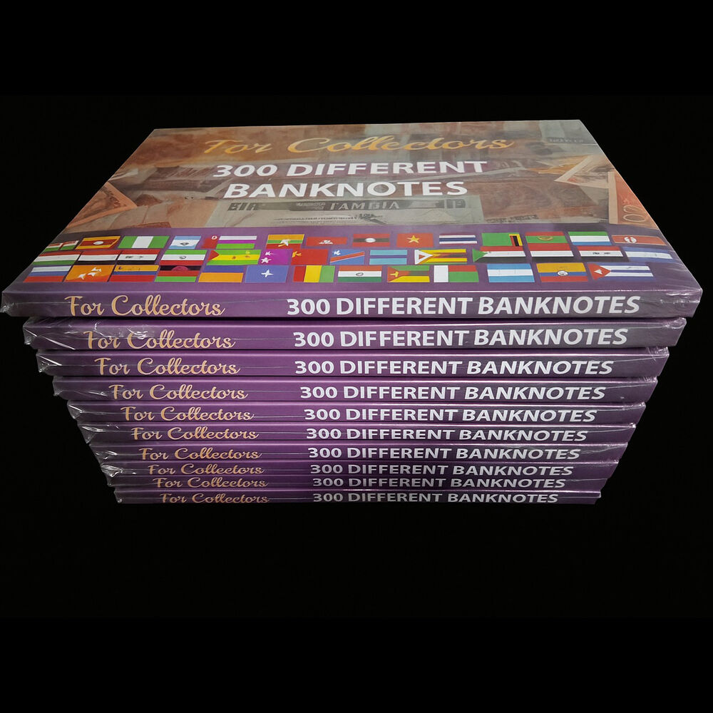 World -  300 different banknotes / Starterkit BOX - Set 10 PCS
