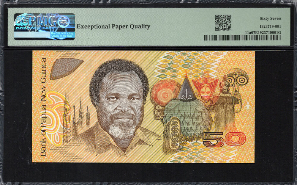 Papua New Guinea -  50 Kina 1989 - Pick # 11a - PMG 67 EPQ