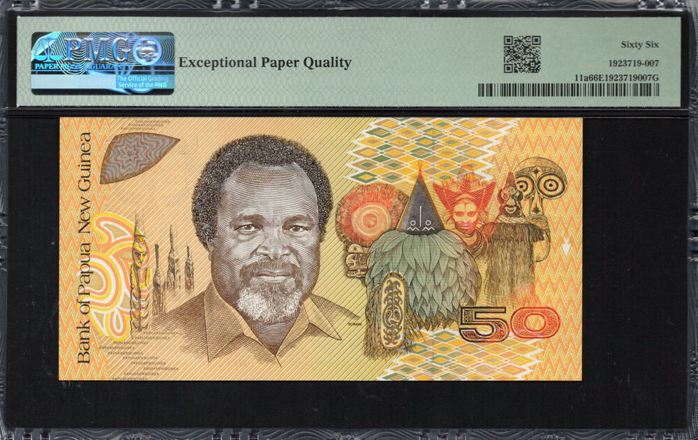 Papua New Guinea -  50 Kina 1989 - Pick # 11a - PMG 66 EPQ