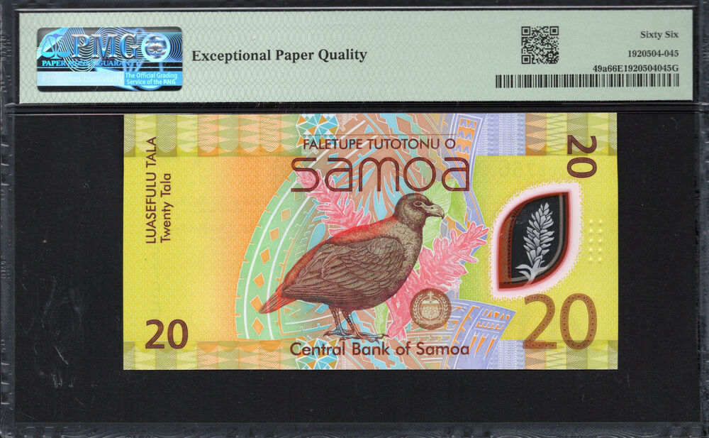 Samoa -  20 Tala 2024 - Pick # 49a - PMG 66 EPQ