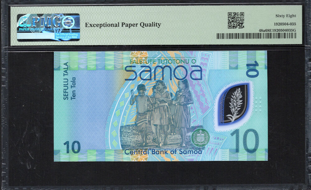 Samoa -  10 Tala 2024 - Pick # 48a - PMG 68 EPQ