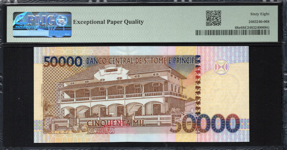 Sao Tome and Principe -  50.000 Dobras 2013 - Pick # 68e - PMG 68 EPQ