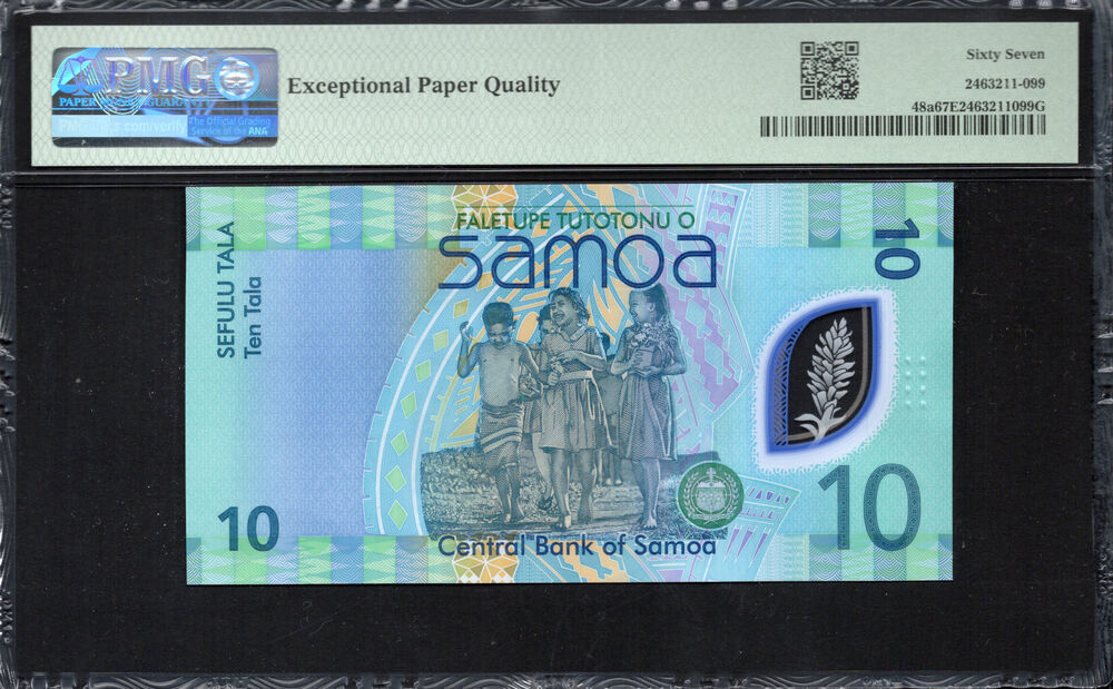 Samoa -  10 Tala 2024 - Pick # 48a - PMG 67 EPQ