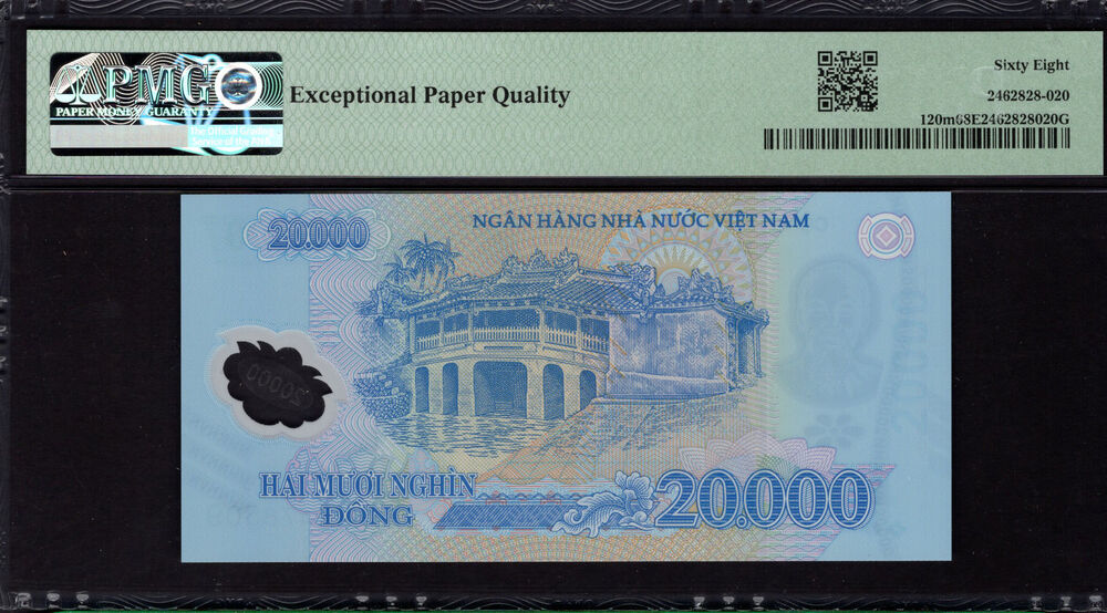 Vietnam -  20.000 Dông 2022 - Pick # 120m - PMG 68 EPQ