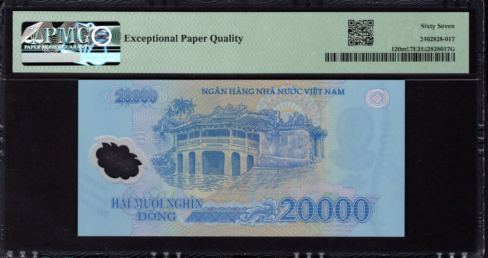 Vietnam -  20.000 Dông 2022 - Pick # 120m - PMG 67 EPQ