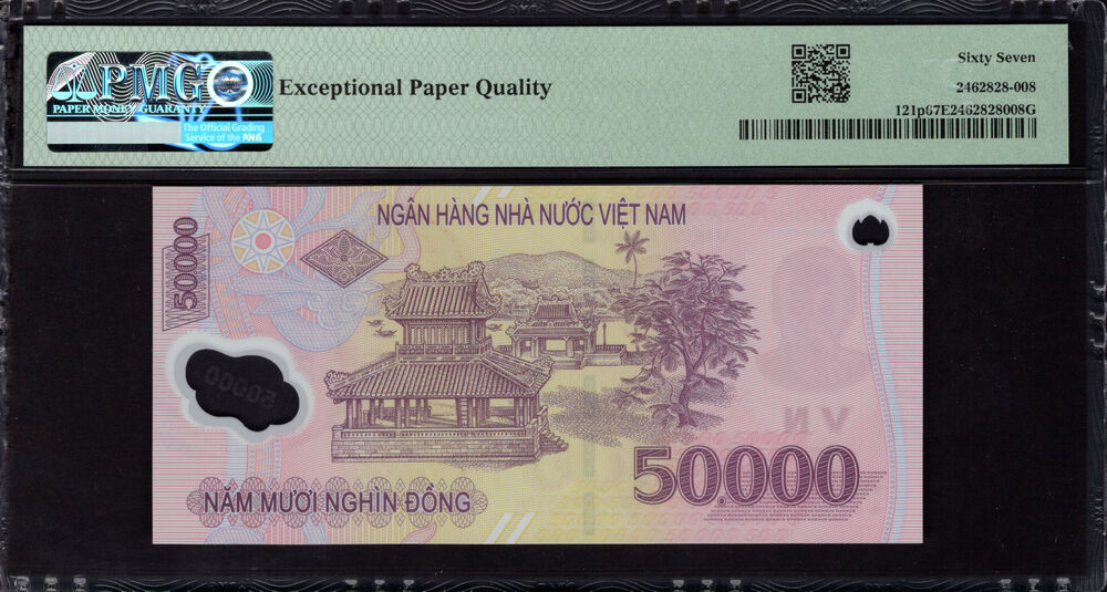 Vietnam -  50.000 Dong 2022 - Pick # 121p - PMG 67 EPQ