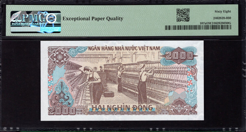Vietnam -  2000 Dông 1988 - Pick # 107a - PMG 68 EPQ