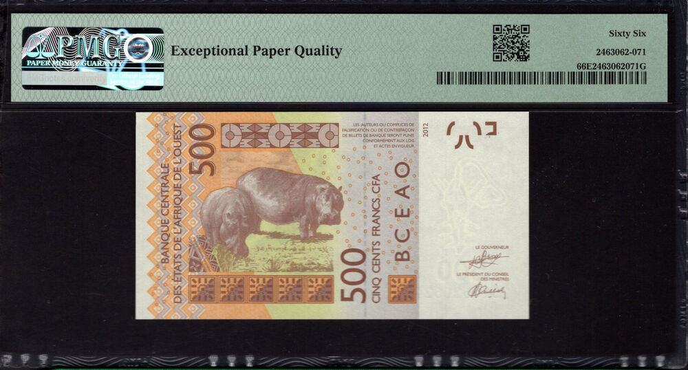 Burkina Faso -  500 Francs 2025 - Pick # Unlisted - PMG 66 EPQ