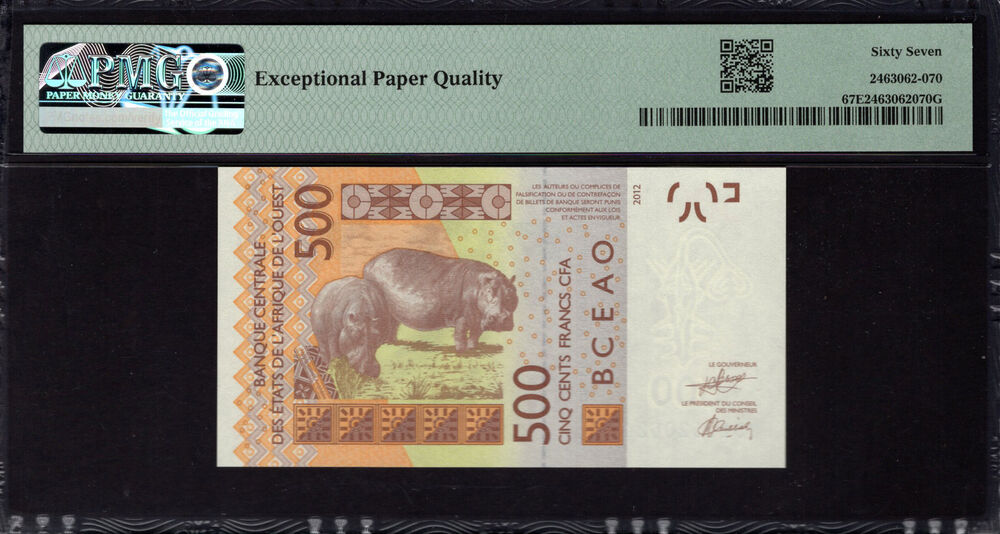 Burkina Faso -  500 Francs 2025 - Pick # Unlisted - PMG 67 EPQ