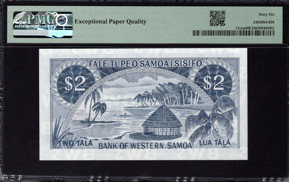 Western Samoa -  2 Tala 2020 - Pick # 17crp - PMG 66 EPQ