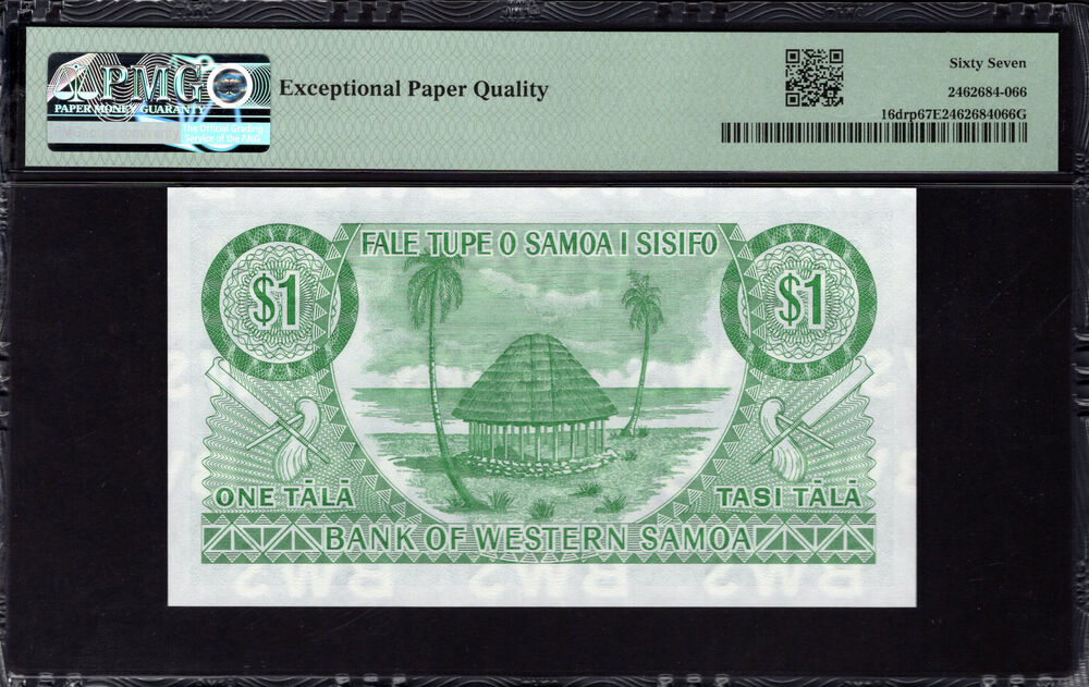 Western Samoa -  1 Tala 2020 - Pick # 16drp - PMG 67 EPQ