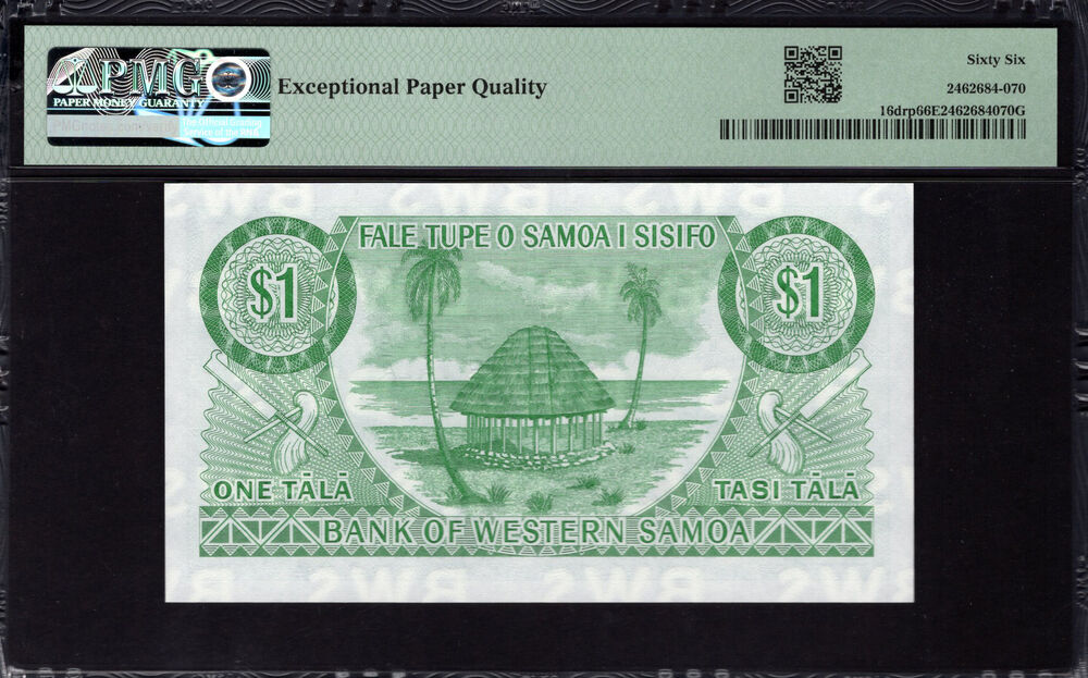 Western Samoa -  1 Tala 2020 - Pick # 16drp - PMG 66 EPQ