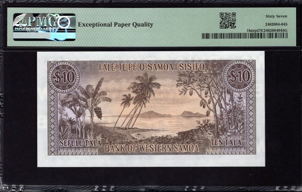 Western Samoa -  10 Tala 2020 - Pick # 18drp - PMG 67 EPQ