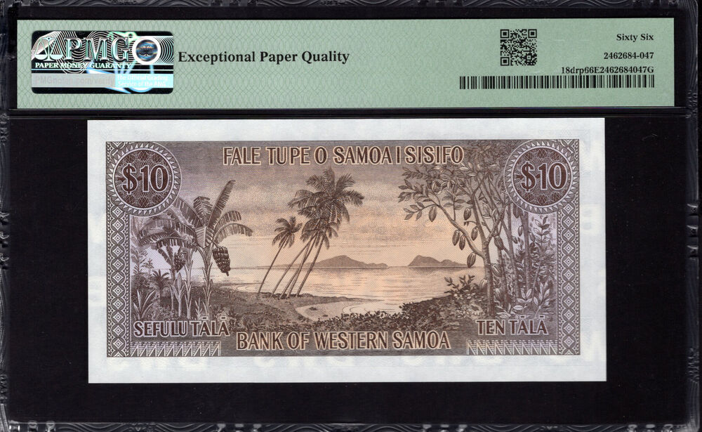 Western Samoa -  10 Tala 2020 - Pick # 18drp - PMG 66 EPQ