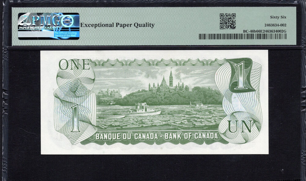 Canada -  1 dollar 1973 - Pick # 46b - PMG 66 EPQ