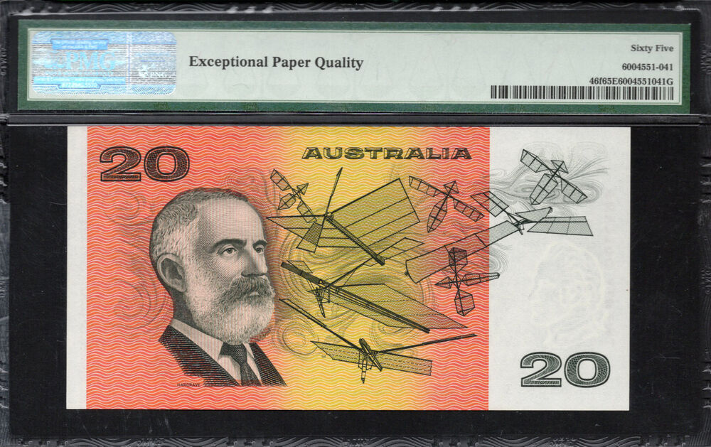 Australia -  20 Dollars 1989 - Pick # 46f - PMG 65 EPQ