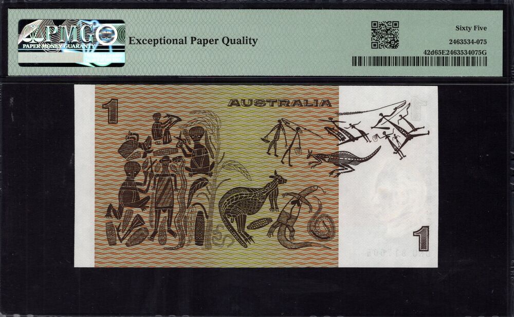 Australia -  1 Dollar 1983 - Pick # 42d - PMG 65 EPQ