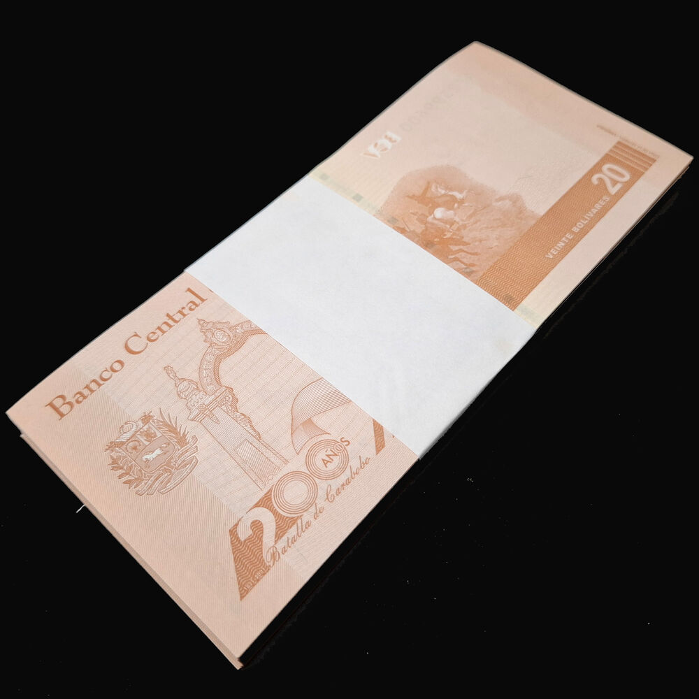 Venezuela -  20 Bolivares 2021 - Pick # 117 - Bundle 100 PCS