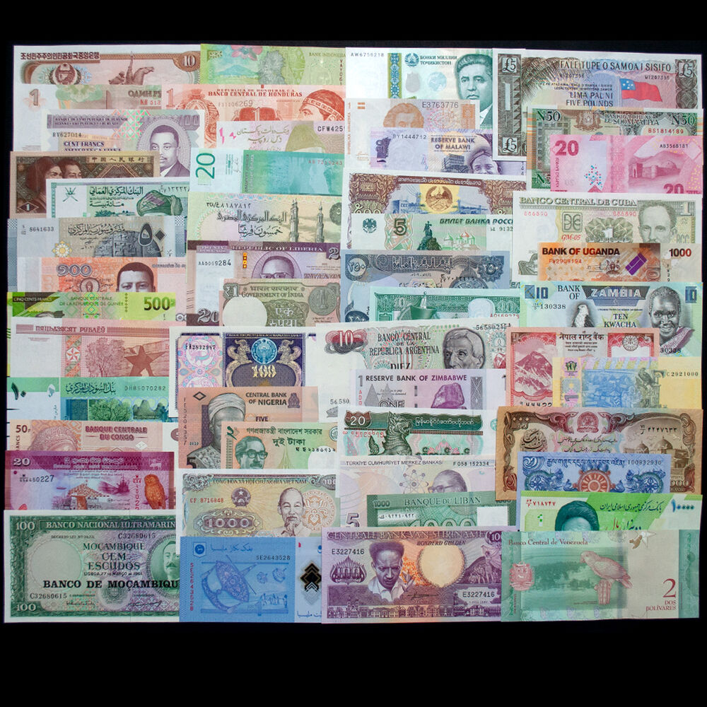 World - 50 different countries / B50DC - Set 10 PCS