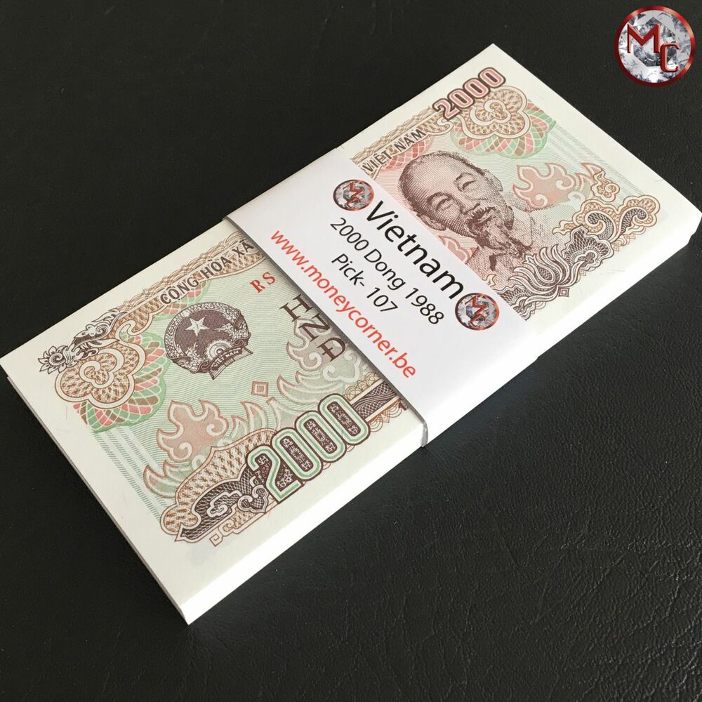 Vietnam - 2000 Dong 1988 - Pick- 107 - Bundle 100 PCS