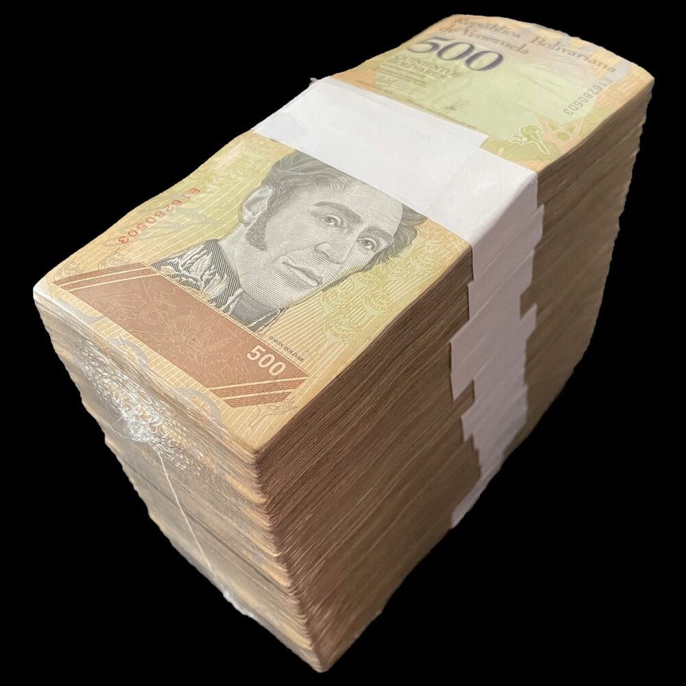 Venezuela - 500 Bolivares 2018 - Pick- 108 / B378 - Brick 1000 PCS - USED (F, VF, XF)