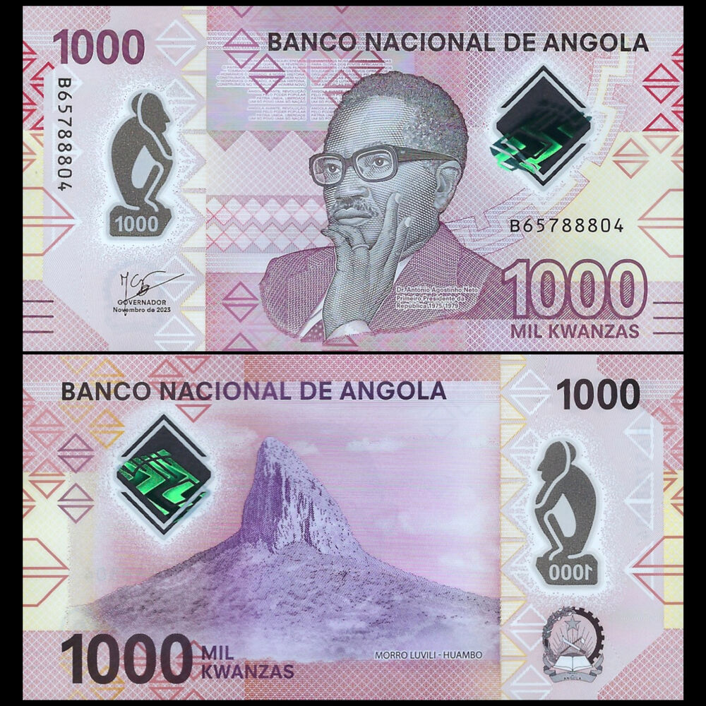 Angola - 1000 Kwanzas 2023 - Pick # 162b - Bundle 100 PCS