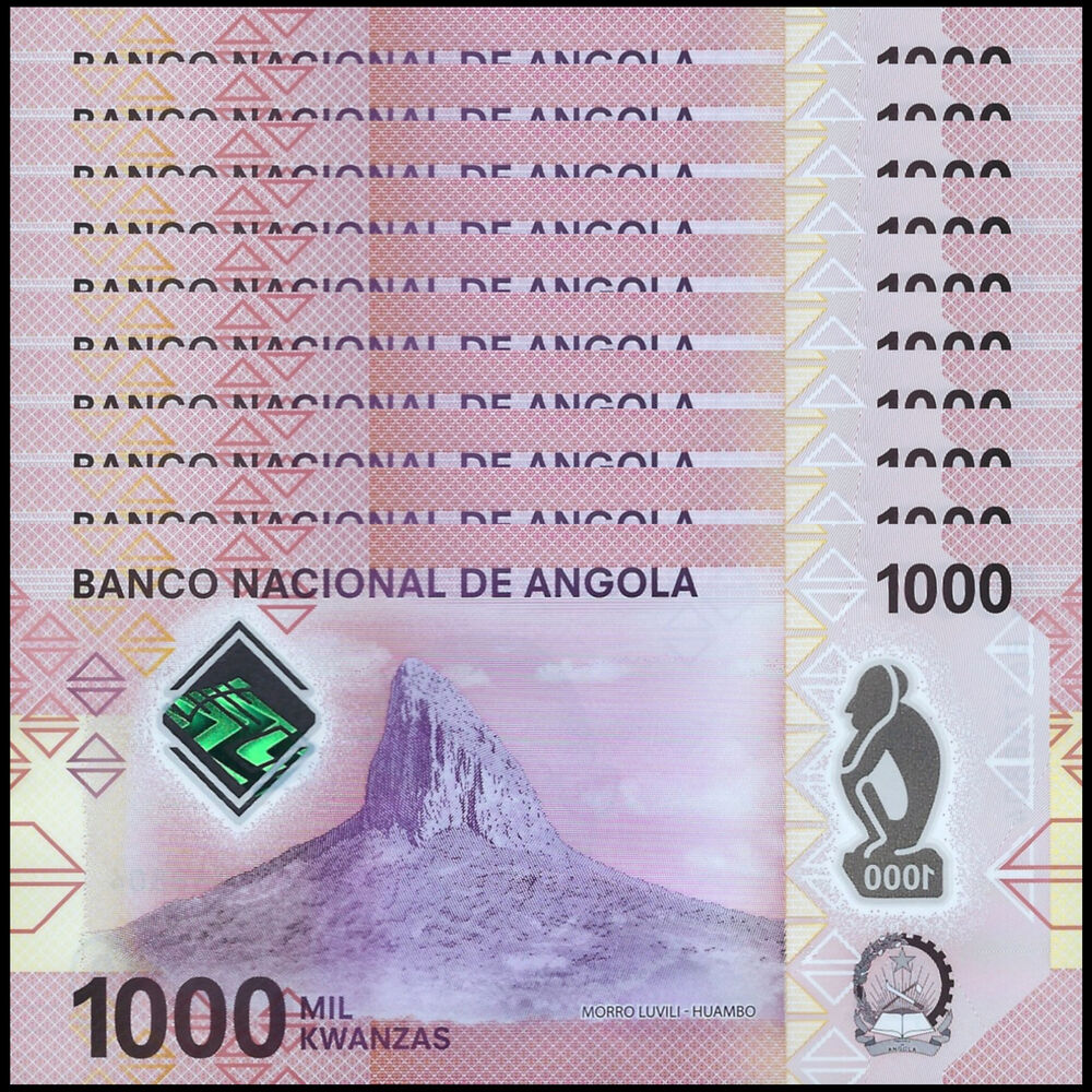Angola - 1000 Kwanzas 2023 - Pick # 162b - Set 10 PCS