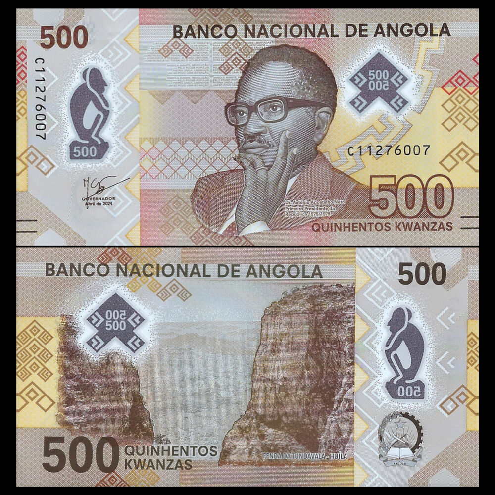 Angola - 500 Kwanzas 2024 - Pick # 161b - Set 10 PCS