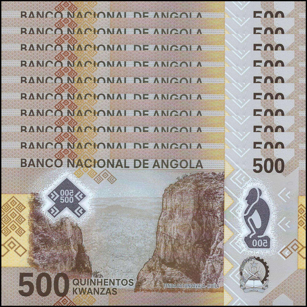Angola - 500 Kwanzas 2024 - Pick # 161b - Set 10 PCS
