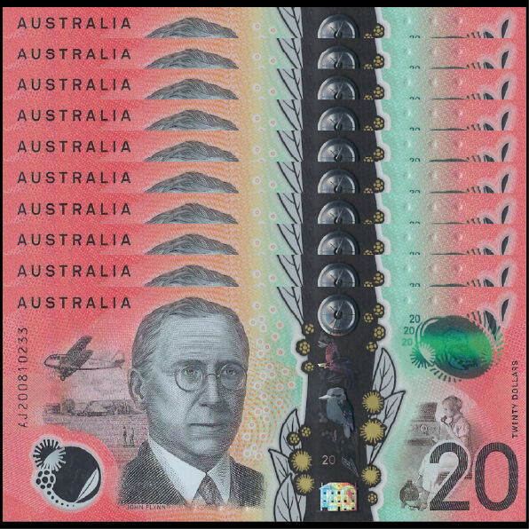 Australia - 20 Dollars 2020 - Pick # 64b - Set 10 PCS