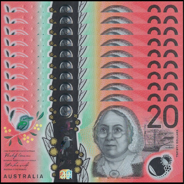 Australia - 20 Dollars 2020 - Pick # 64b - Set 10 PCS