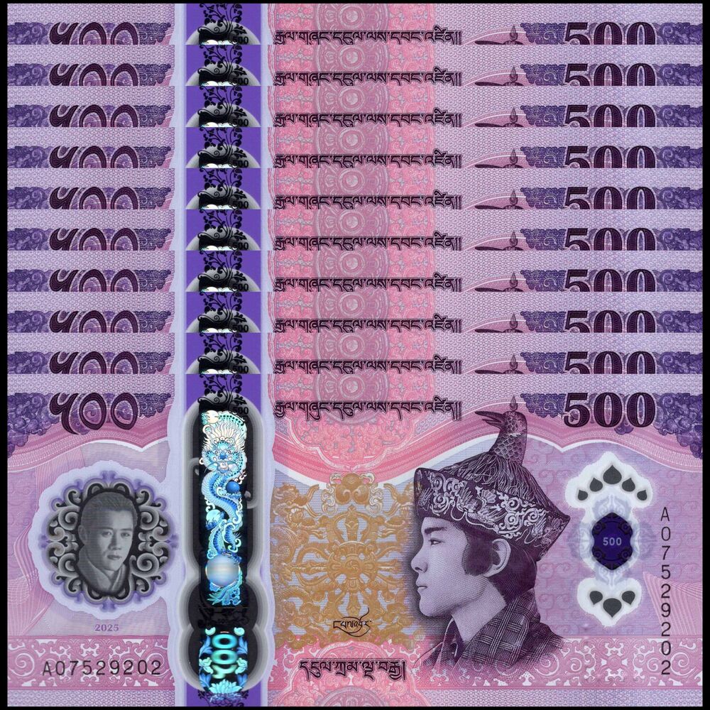 Bhutan -  500 Ngultrum 2026 - Pick # NEW - COMMEMORATIVE - Set 10 PCS
