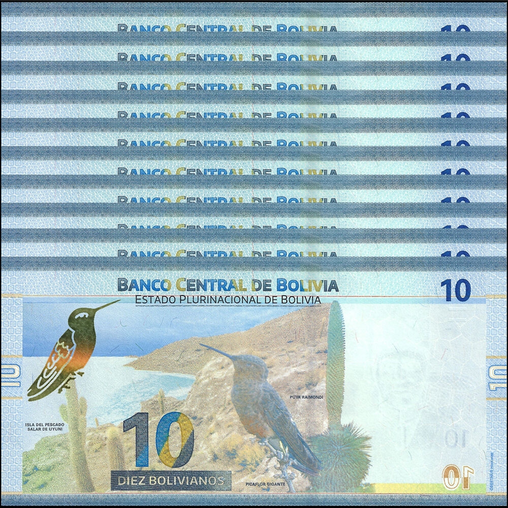 Bolivia - 10 Bolivianos 2024 - Pick- NEW / B417b  - Set 10 PCS